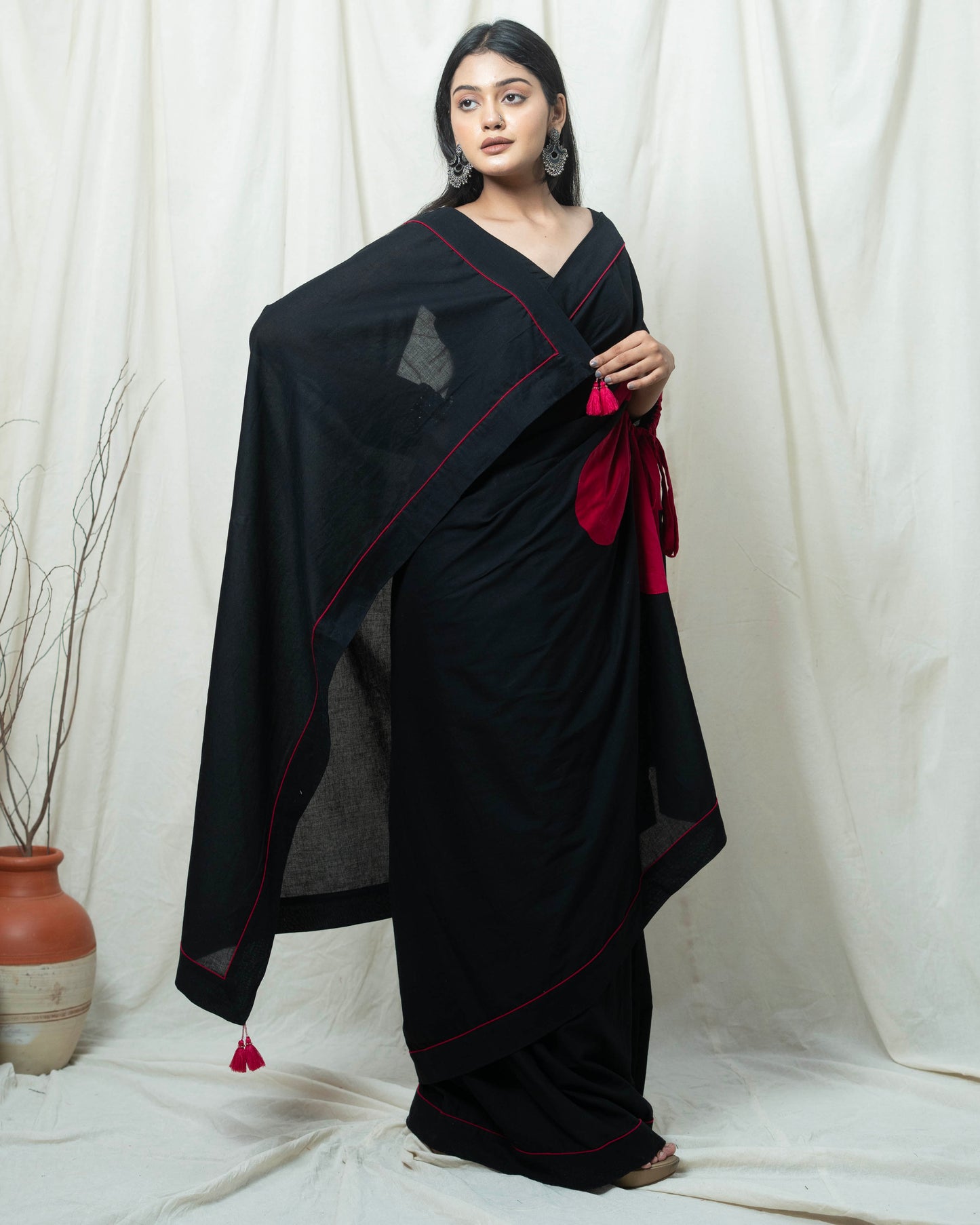 Pink Daisy Saree