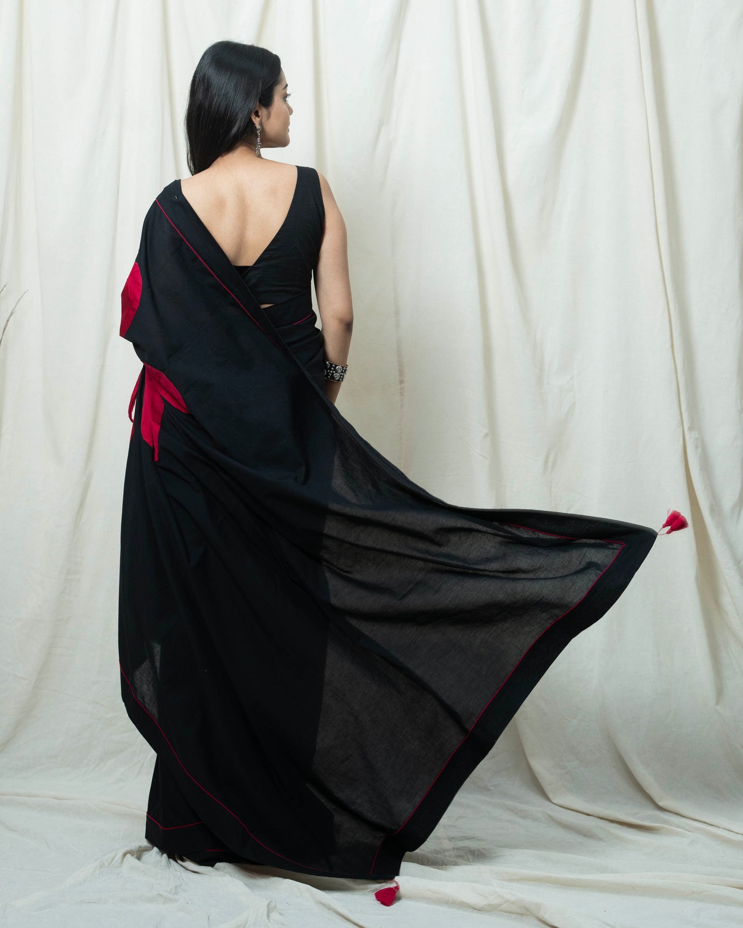 Pink Daisy Saree