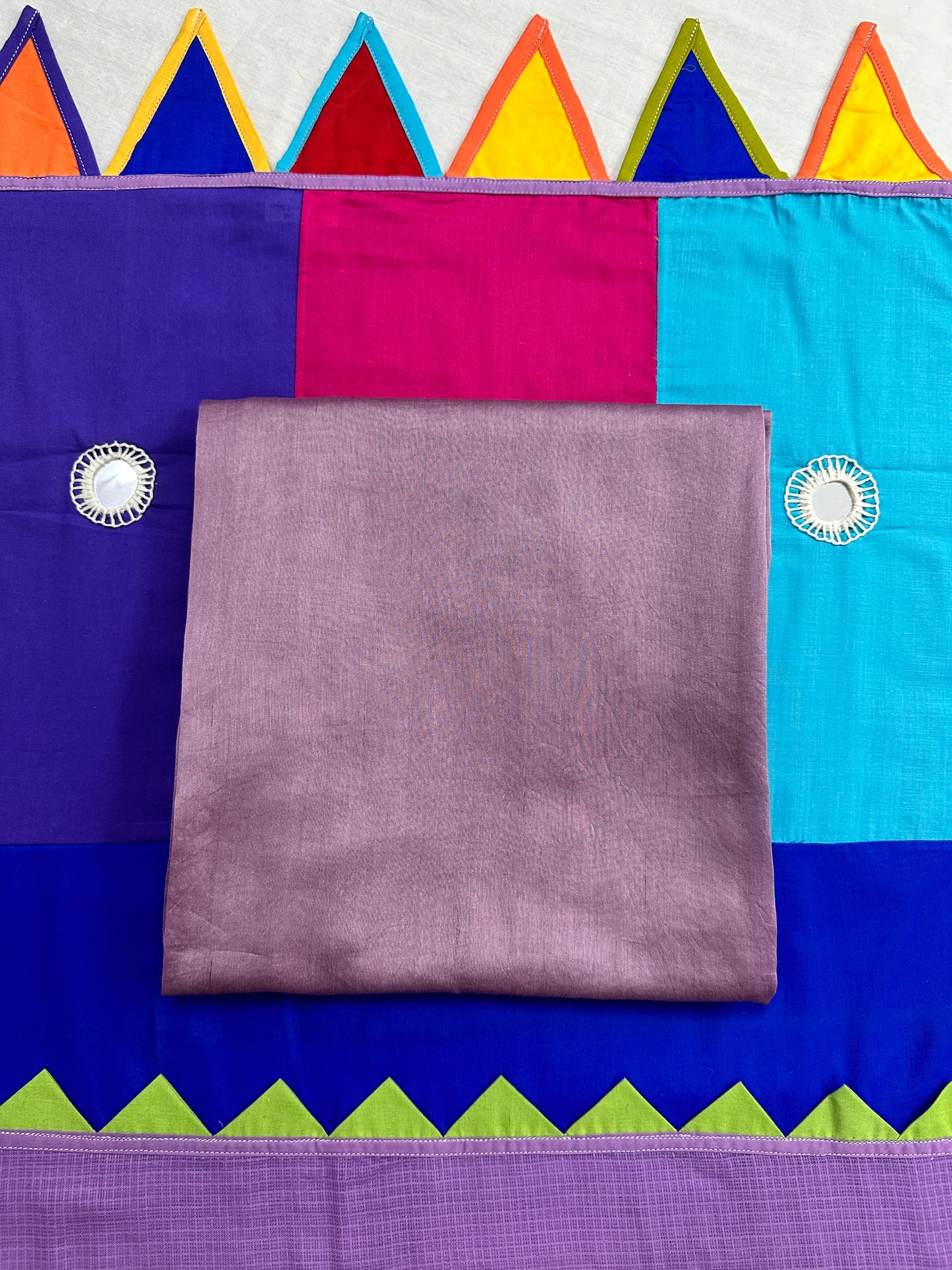 Lavender रानी Saree