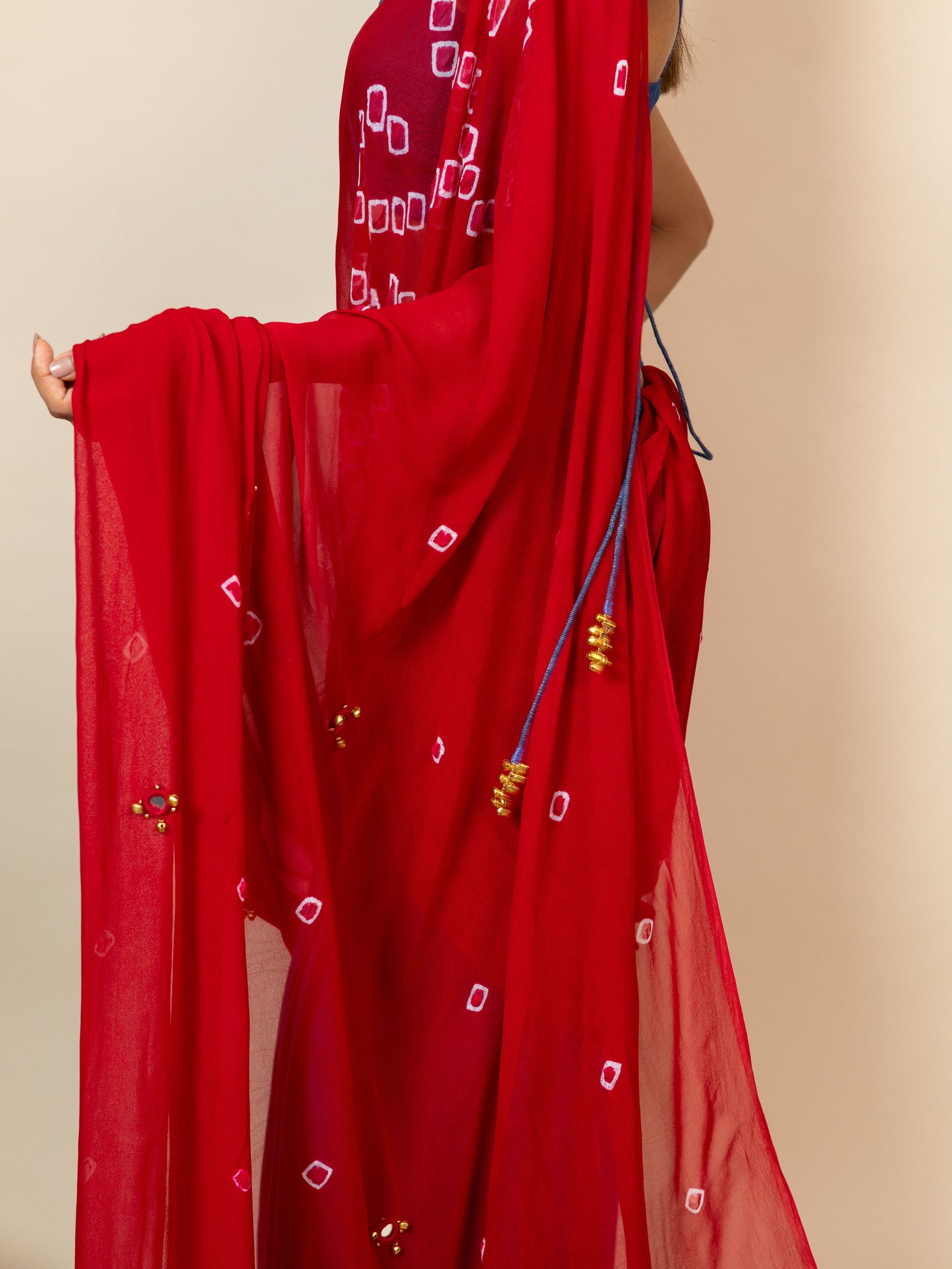 Sassy Denim Saree