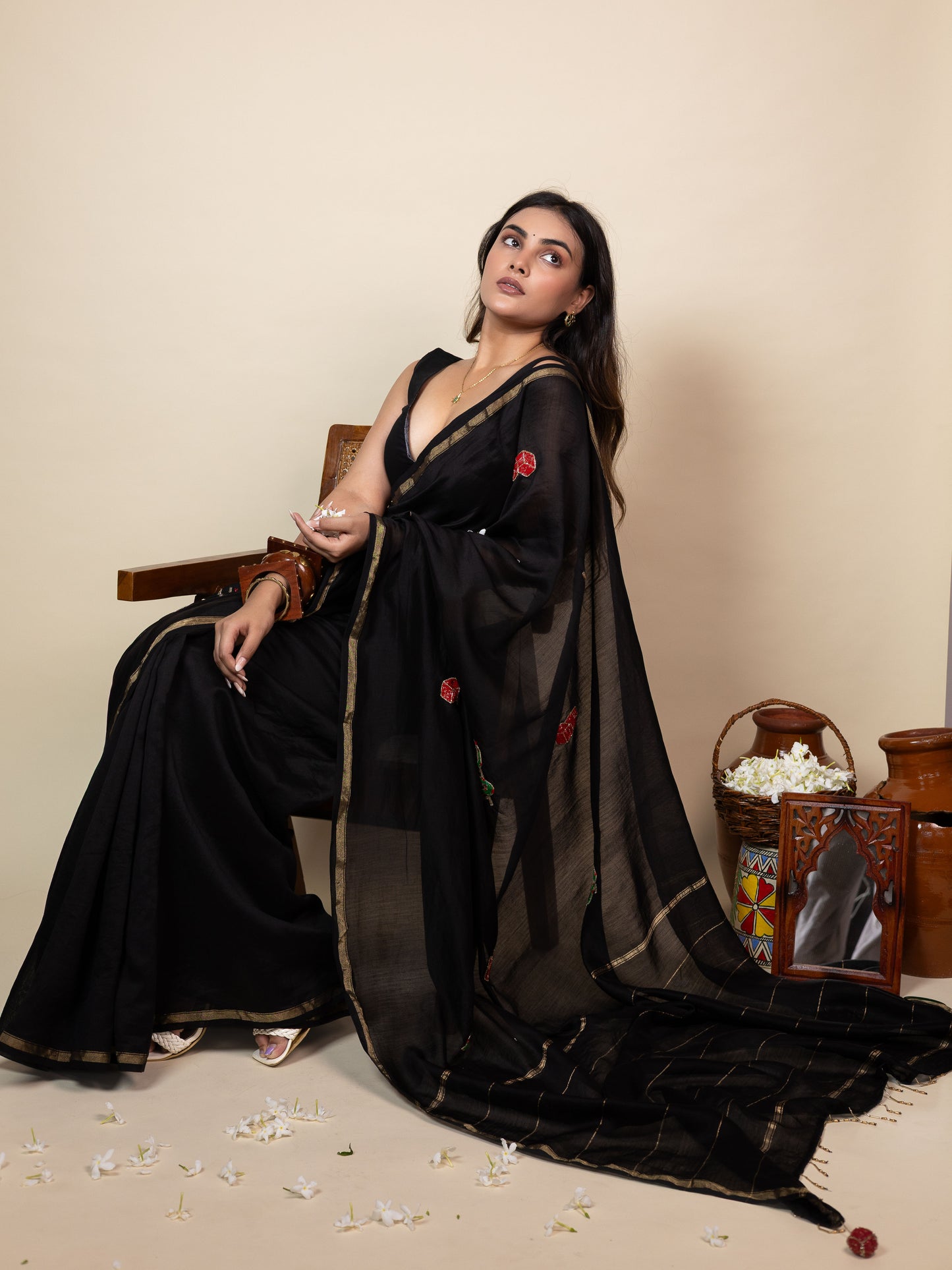 Snakes and Ladders Saree