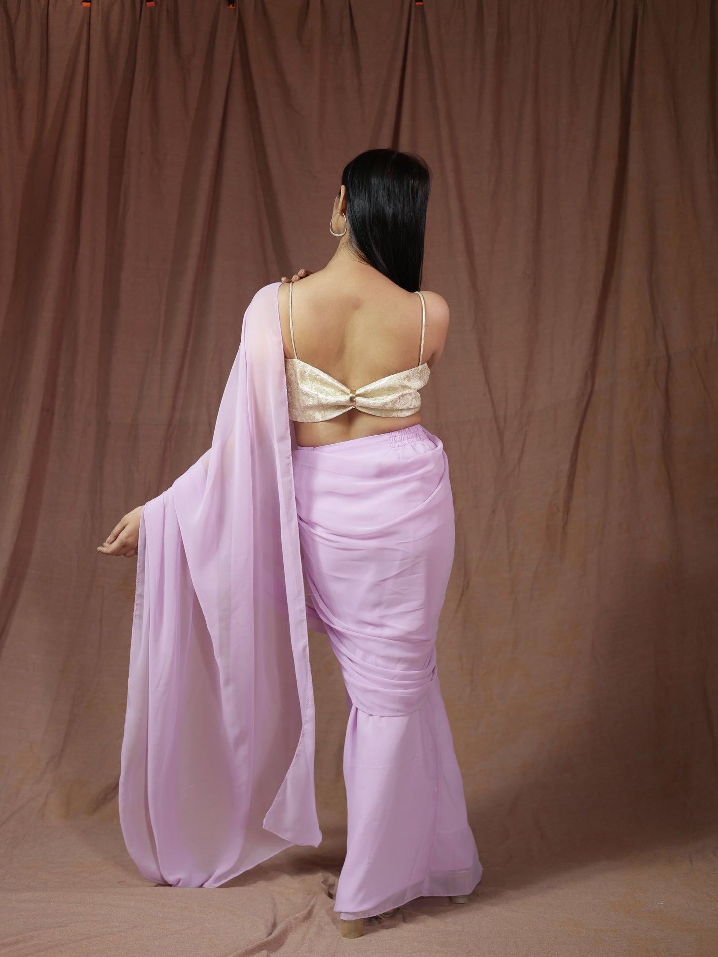 Yaamini Predraped Saree