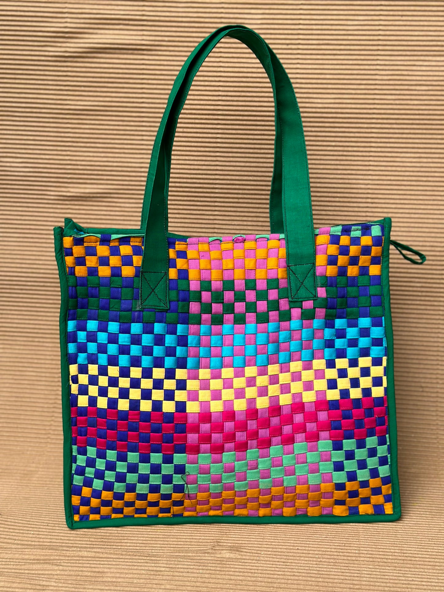 Rainbow Weaver Tote