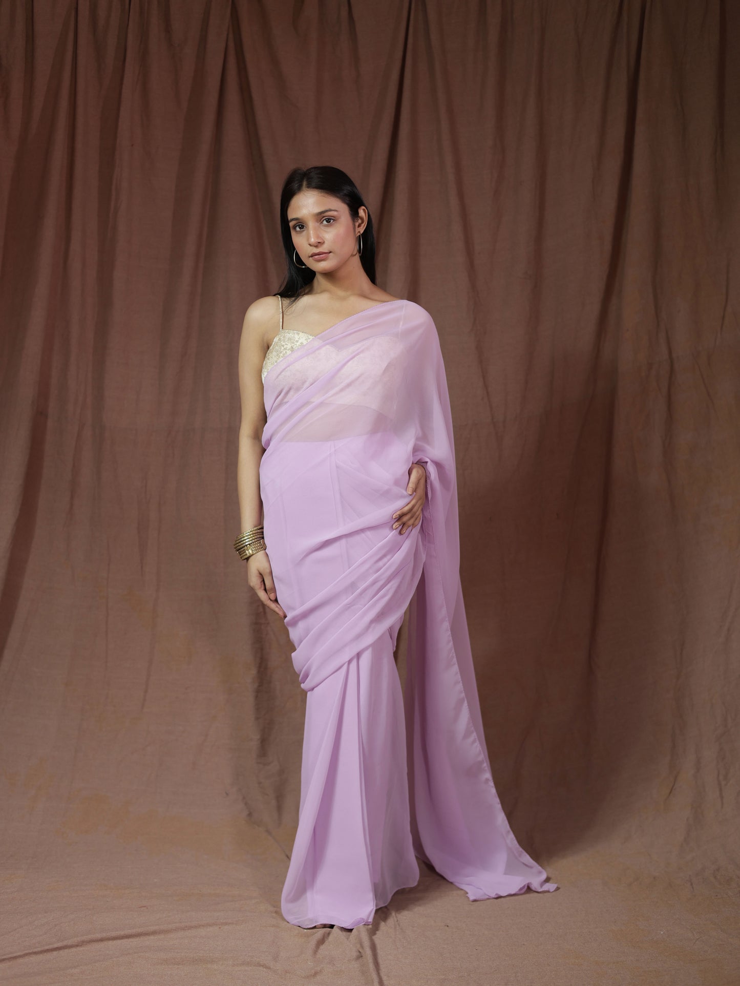 Yaamini Predraped Saree