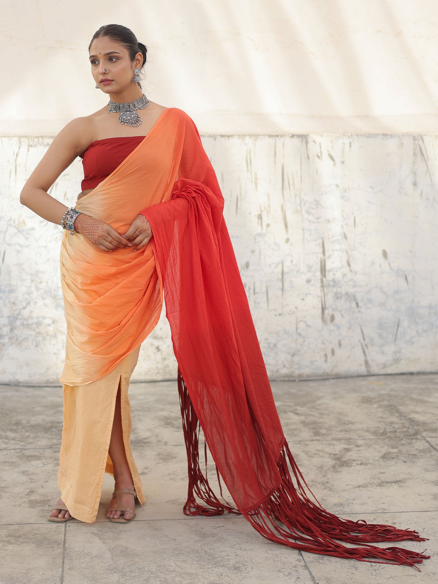 Dusk to Dawn Saree