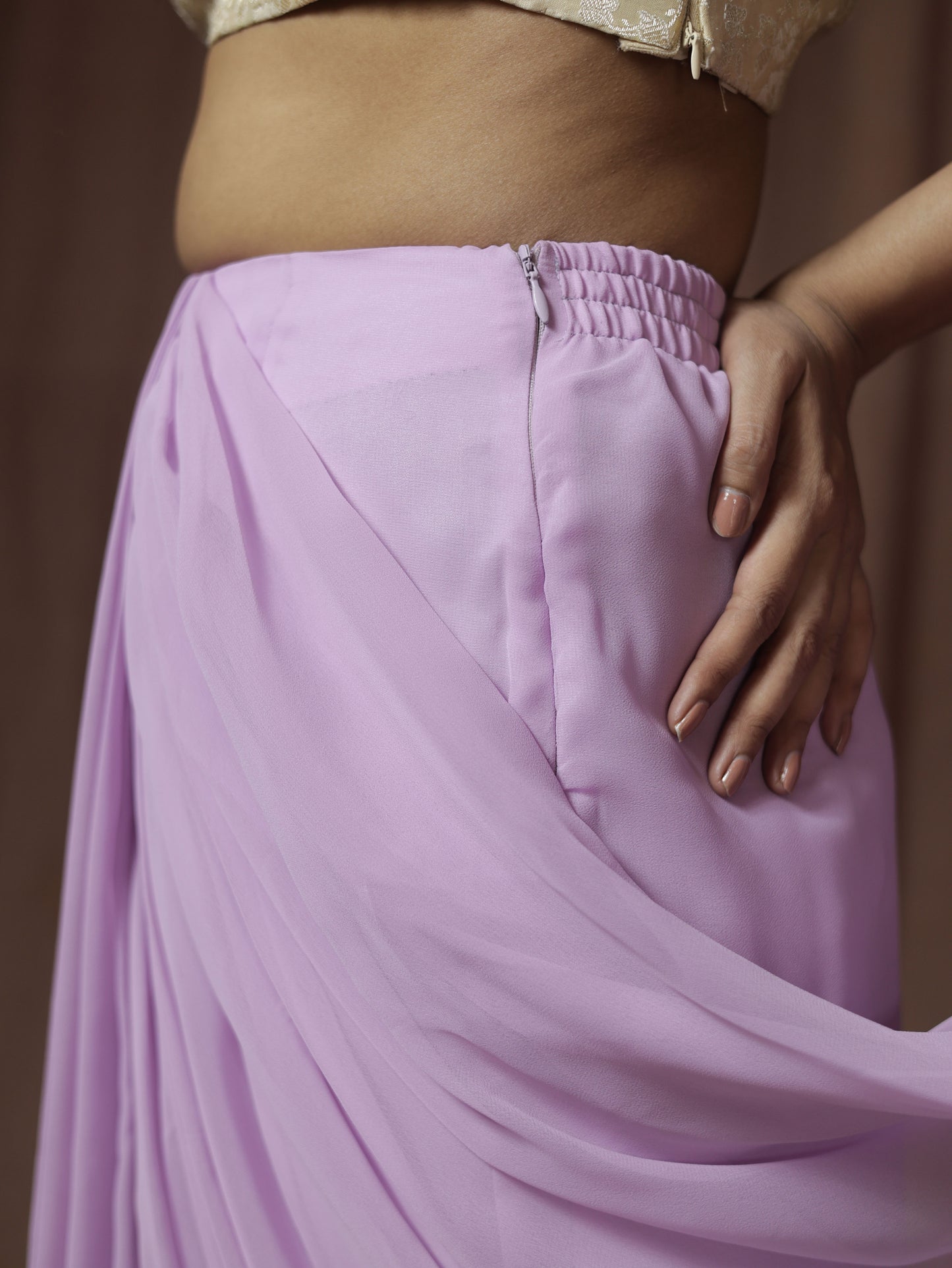 Yaamini Predraped Saree