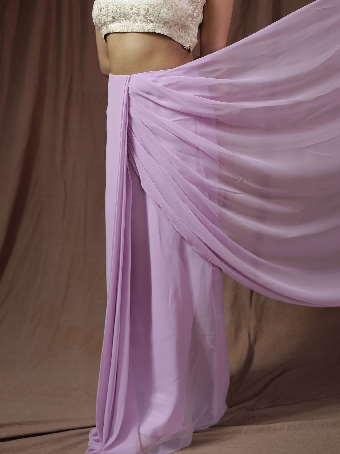 Yaamini Predraped Saree