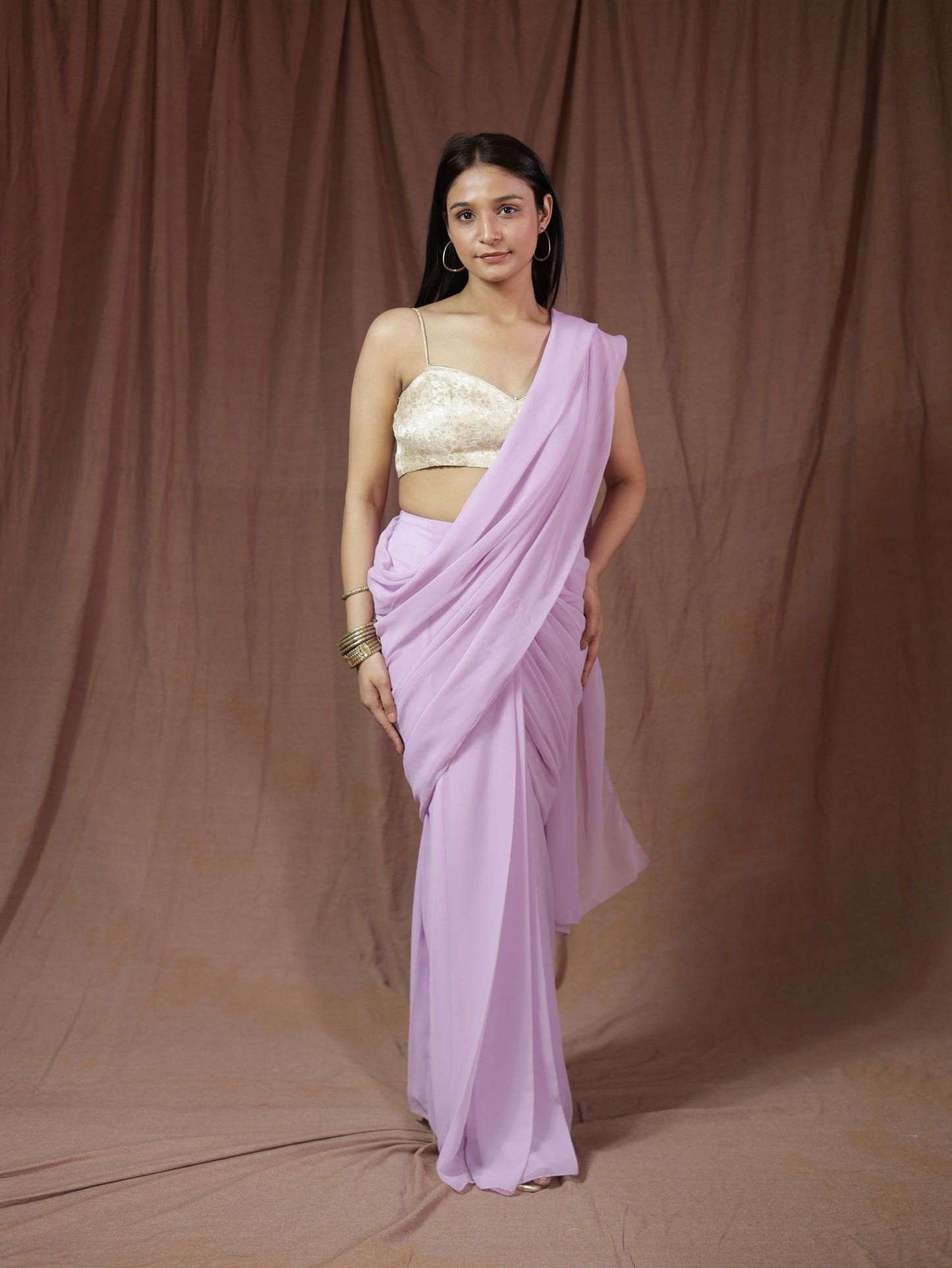 Yaamini Predraped Saree