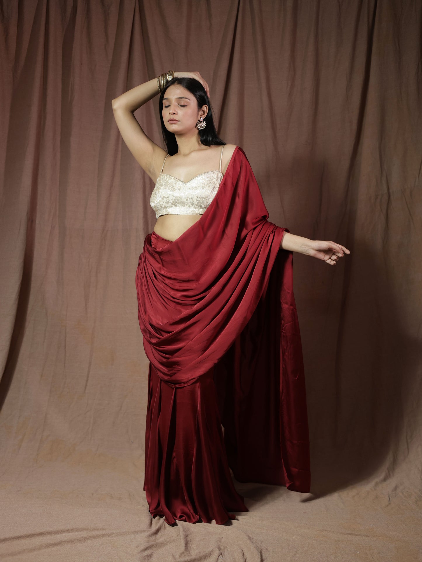 Mohini Predraped Saree