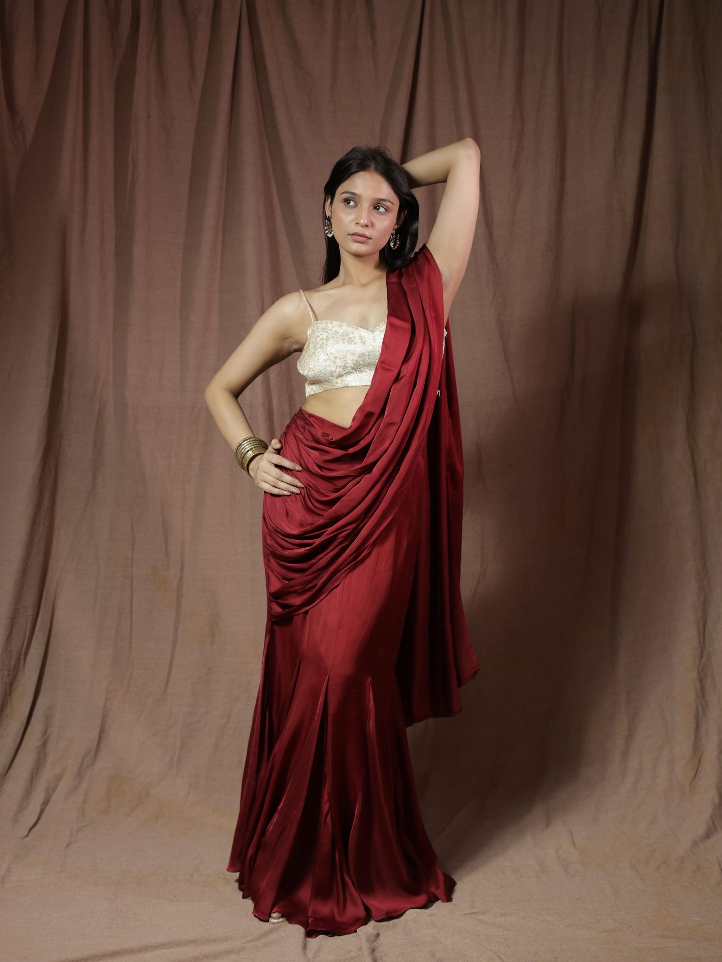 Mohini Predraped Saree