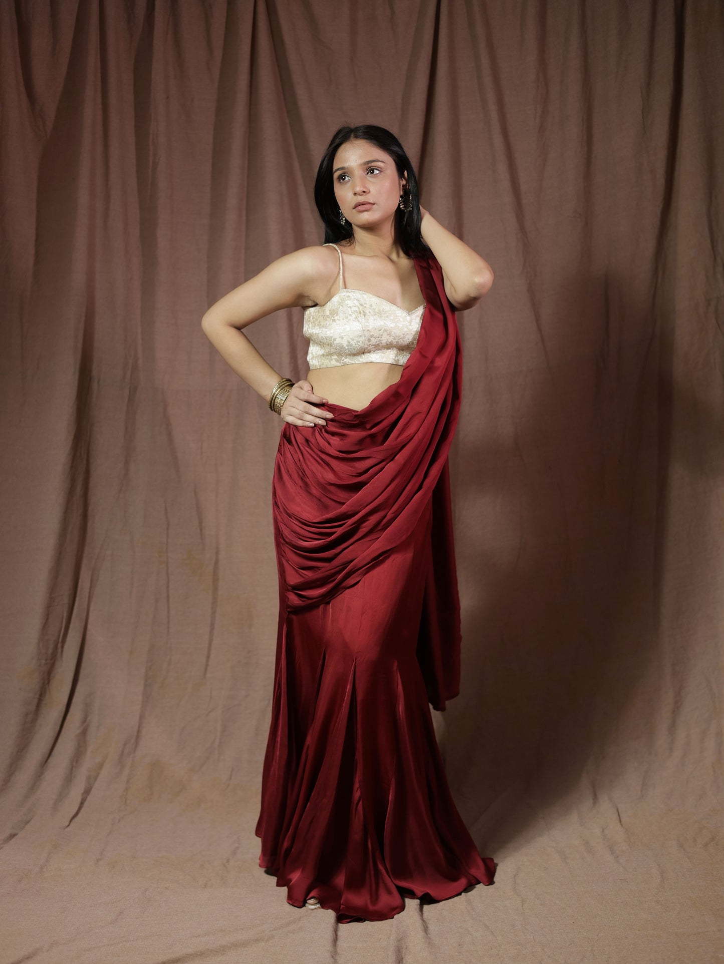 Mohini Predraped Saree