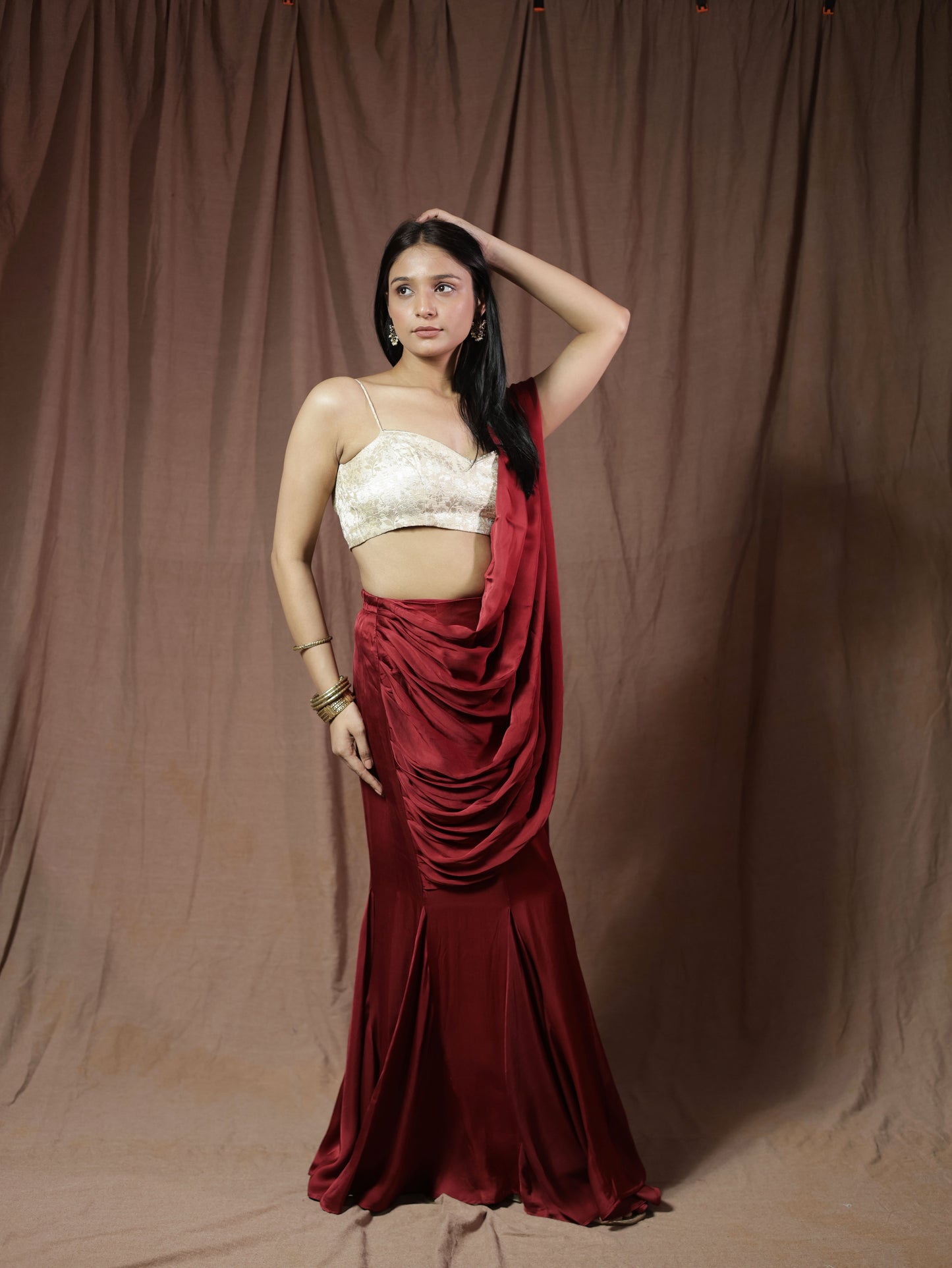 Mohini Predraped Saree