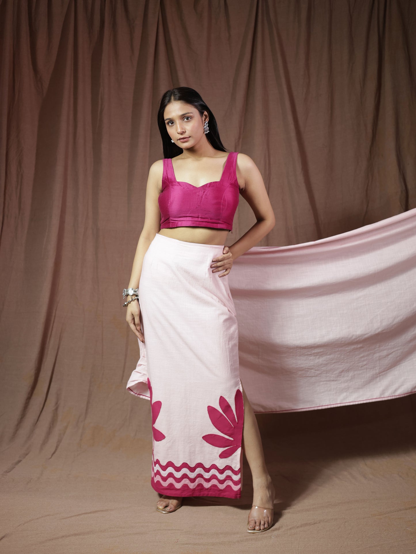 Rosy Predraped Saree