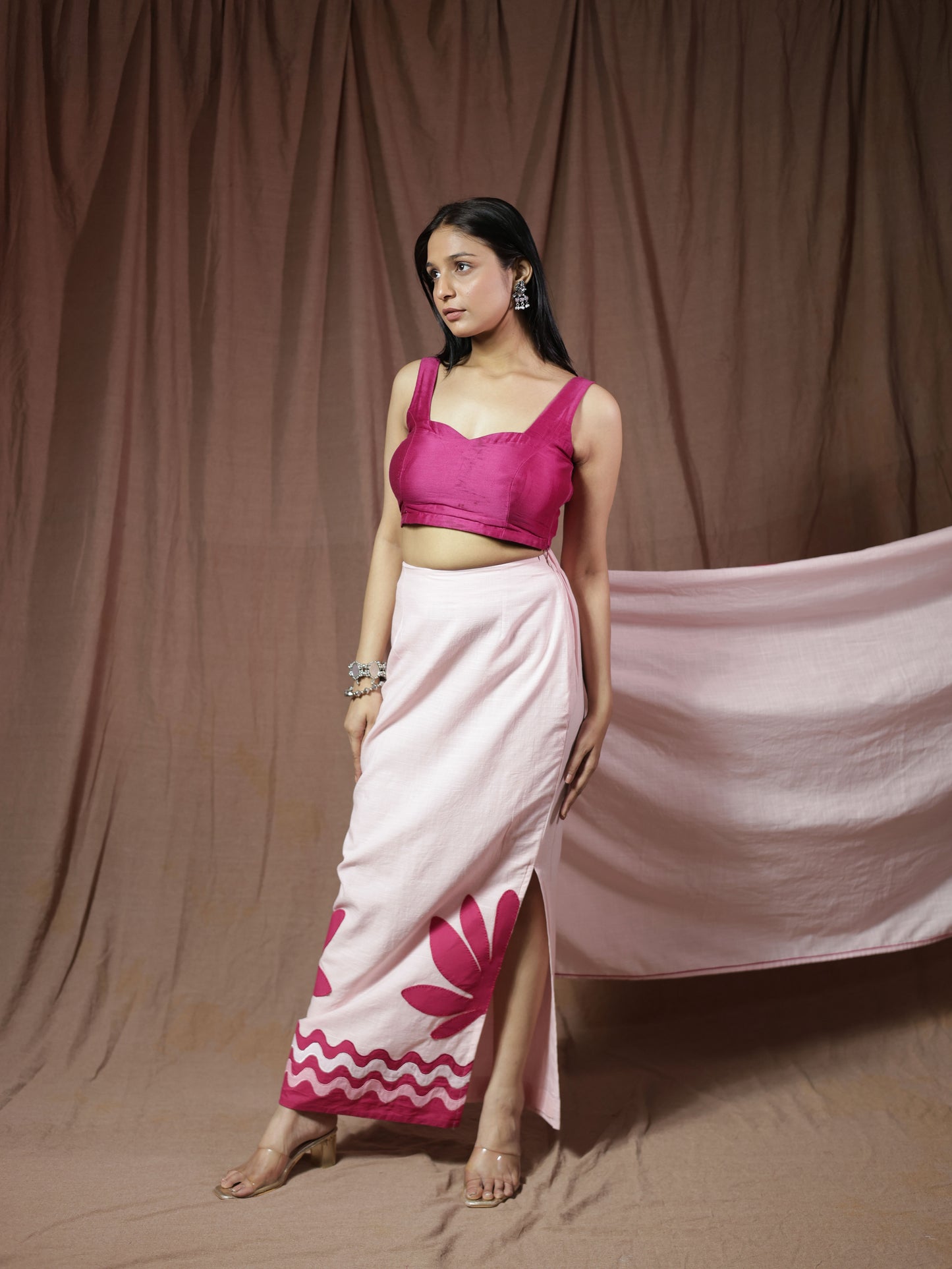 Rosy Predraped Saree