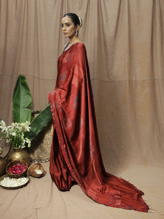 Ruby Saree