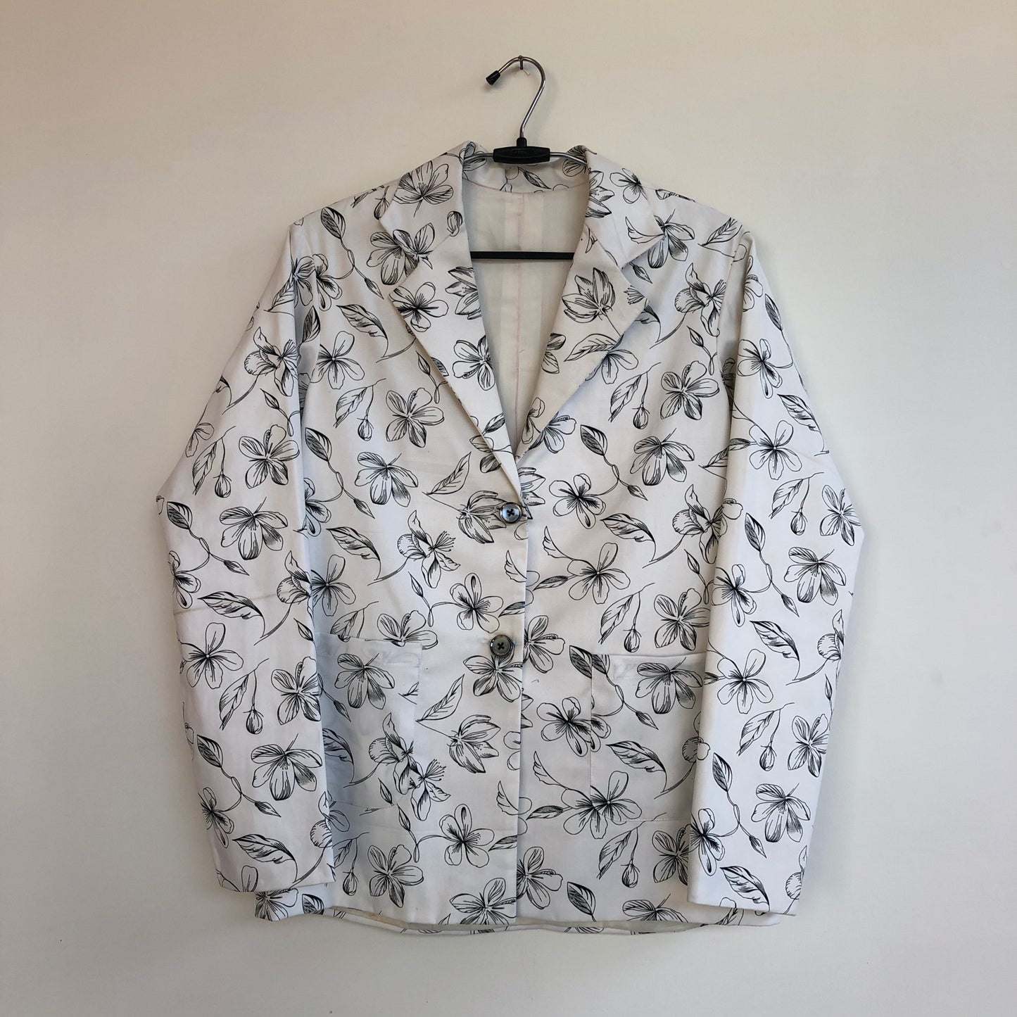 Doodle Print Jacket