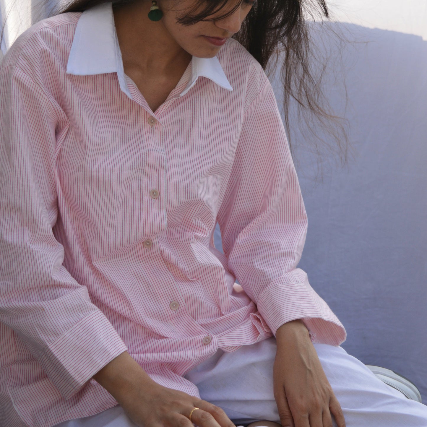 Pink Oversized Shirt